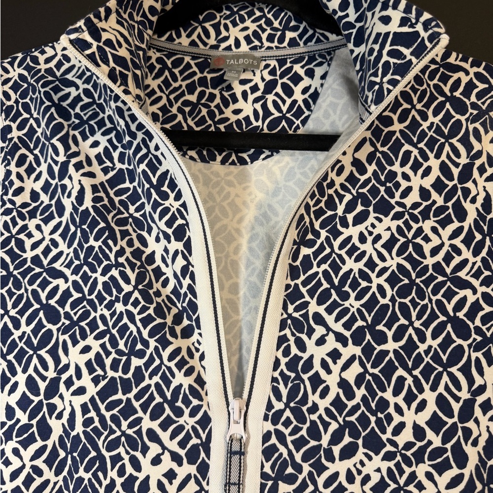 Talbots Women’s Patterned Jacket. Size Medium. - Picture 2 of 7